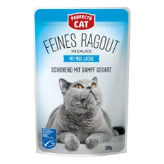 Perfecto Feines Ragout lašišų konservai katėms, 100 g nuotrauka