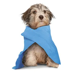 Record Dry Dog Towel - vėsinantis rankšluostis šunims ir katėms, Fioletowy / 66x43cm — 3 nuotrauka