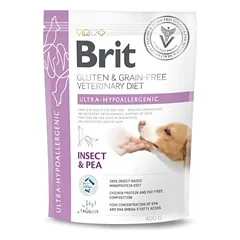 BRIT Veterinary Diets Dog Ultra-Hypoallergenic 400 g hipoalerginis šunų maistas
