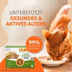 IAMS Advanced Nutrition Senior 7+ Land Collection drebučiuose, drėgnas maistas katėms — 2 nuotrauka