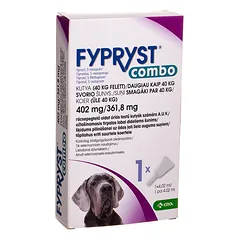 FYPRYST Combo - užlašinamasis tirpalas nuo parazitų labai dideliems >40 kg šunims, 4,02ml
