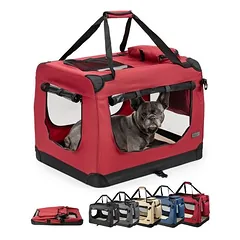 lionto sulankstoma transportavimo dėžė šunims iš tvirto audinio automobiliui ir kelionėms, Vidutiniams 11–25 kg — 4 nuotrauka