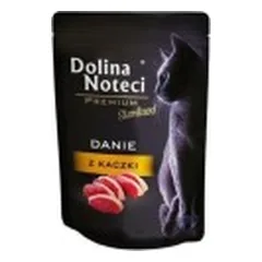 Guliašas sterilizuotoms katėms su antiena Dolina Noteci Dish, 85 g parduotuvėje akvanamai.lt