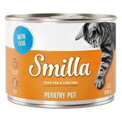 Smilla paukštienos indeliai drėgnas maistas katėms 6 x 200 g — 2 nuotrauka