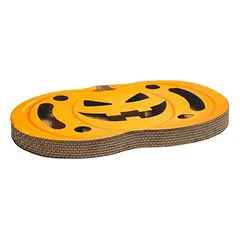 Beeztees Katzenspielzeug Halloween Kratzspielzeug Kürbis aus Karton