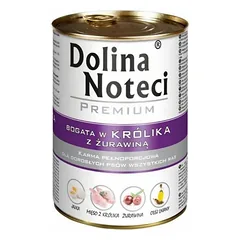 DOLINA NOTECI Premium su triušiena ir spanguolėmis 12 × 400 g