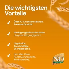 N&D Cat Ancestral Grain Neutered su vištiena ir granatu, sausas maistas katėms, 1,5 - 2,9 kg — 4 nuotrauka