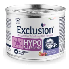 Exclusion Hypoallergenic konservai šunims su šerniena ir bulvėmis, 200 g