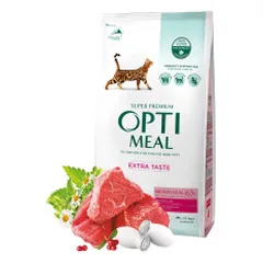 Optimeal Veal sausas pašaras su veršiena katėms