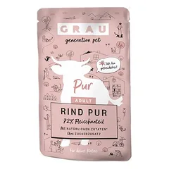 GRAU Adult be grūdų drėgnas maistas katėms 16 x 125 g — 5 nuotrauka