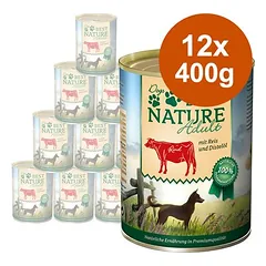 Sparpaket Best Nature Dog Adult 12 x 400 g