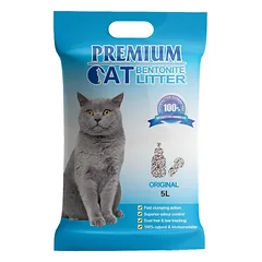 Premium Cat Clumping Bentonite kraikas katėms - natūralus, skirtas katėms 5L