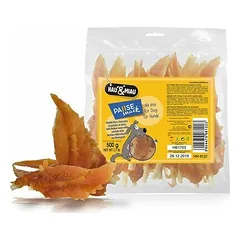 Hau & Miau Dog Pausesnack Soft Chicken Fillet on Rawhide Stick 500 g