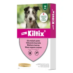 Kiltix antkaklis nuo erkių ir blusų mažiems šunims - Pet24