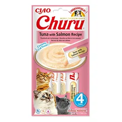 Churu kreminis skanėstas katėms Tuna Salmon 56g (tunas ir lašiša)