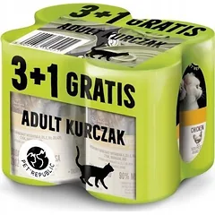 Pet Republic Kit Chicken 3+1 FREE - drėgnas maistas katėms - 400g