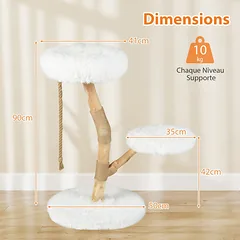 Kačių draskyklė 90 cm — 5 nuotrauka