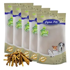 Lyra Pet® bivolų lazdelės su jautienos juostelėmis — 1 nuotrauka