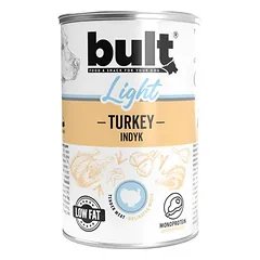 BULT LIGHT drėgnas maistas šunims, vieno baltymo šaltinio, pilnavertis, skardinė 400 g — 2 nuotrauka