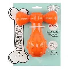 Šunų žaislas plaktukas, oranžinis, 13,5 cm — 2 nuotrauka
