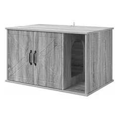 Prolenta Premium namelis katėms, 85 x 55 x 50,5 cm, juoda, mediena — 3 nuotrauka