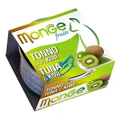 Monge Fruits Tuna & Kiwi papildomas maistas suaugusioms katėms su tunu ir kiviu, 80 g