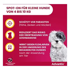 Advantix® 100 Spot-on šunims, 4-10 kg — 4 nuotrauka