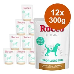 Rocco Diet Care Hypoallergen su arkliena, drėgnas maistas šunims 300 g, paketėlis — 5 nuotrauka