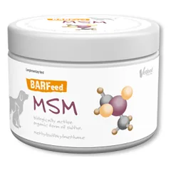 Vetfood BARFeed MSM papildai šunims ir katėms, mažinantys uždegiminius procesus, 150 g nuotrauka