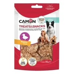 Camon Duck & Rice Coins skanėstai šunims su ančių mėsa ir ryžiais, 80 g