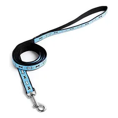 RECORD NYLON LEASH SMALL BONES LIGHT BLUE 1X120 CM