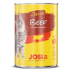 JosiCat Beef in Jelly konservuotas maistas katėms su jautiena drebučiuose, 400 g