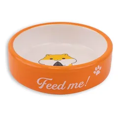 HAP keramikinis dubenėlis graužikams, FEED ME oranžinis, 70ml