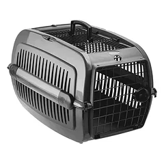 Ecomfy transportavimo boksas COSMOS OPEN ECO S, pilkas, 48,5X33X32,5 cm