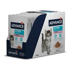 ADVANCE Wet Kitten Turkey 85G*12vnt — 4 nuotrauka