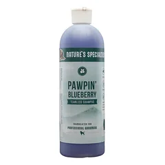 Nature's Specialties Pawpin Blueberry Tearless Shampoo - šampūnas šunims ir katėms, suteikiantis blizgesio, koncentratas 1:16, 473ml — 4 nuotrauka