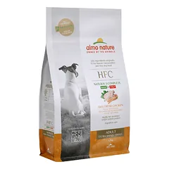 Almo Nature HFC Adult With Chicken sausas maistas mažų veislių suaugusiems šunims, 1.2 kg