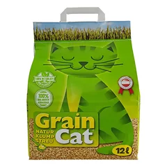GRAIN CAT 72 l (6 x 12 l) natūralių grūdų grumstų kraikas