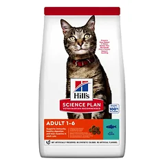 Hill’s Science Plan Feline Adult Tuna Sausas maistas suaugusioms katėms (su tunu) 300 g