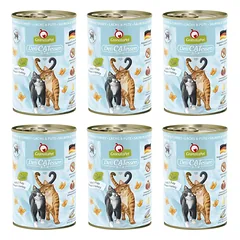 GranataPet DeliCatessen & Turkey - be grūdų šlapias maistas katėms, su lašiša ir kalakutiena, Salmon / 6x 400g — 2 nuotrauka