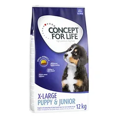 Concept for Life X-Large Puppy & Junior sausas maistas šuniukams, 1,5 - 2,9 kg — 3 nuotrauka