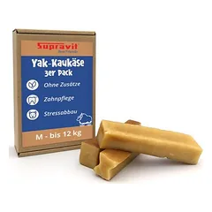 Supravit Yak Kaukäse für Hunde - Natürlicher Käseknochen Laktosearm