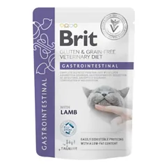 Brit GF Veterinary Diets Gastrointestinal – Low Fat Konservai Katėms 85g