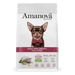 Amanova - Amanova Mini Hundefutter für übergewichtige Hunde mit Truthahn,