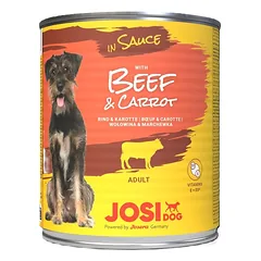 JOSERA JosiDog Beef&Carrot in Sauce 830g su jautiena ir morkomis padaže šunims