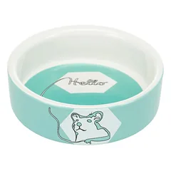 Trixie Hello Comic Hamster keraminis dubenėlis graužikams, 90 ml/ø 8 cm — 2 nuotrauka