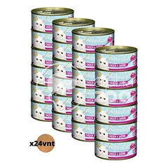 Aatas Cat Creamy Chicken & Sardine konservai katėms su vištiena ir sardine, rinkinys 24vnt.