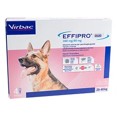EFFIPRO DUO 268mg užlašinamasis tirpalas šunims 20-40kg N4