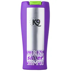 K9 Sterling Silver Shampoo - šampūnas baltam ir sidabriniam kailiui, paryškinantis šunų ir kačių spalvą, koncentratas 1:10, 300ml — 3 nuotrauka