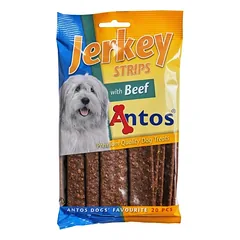 ANTOS Jerkey Strips Beef Plokštelės Su Jautiena nuotrauka